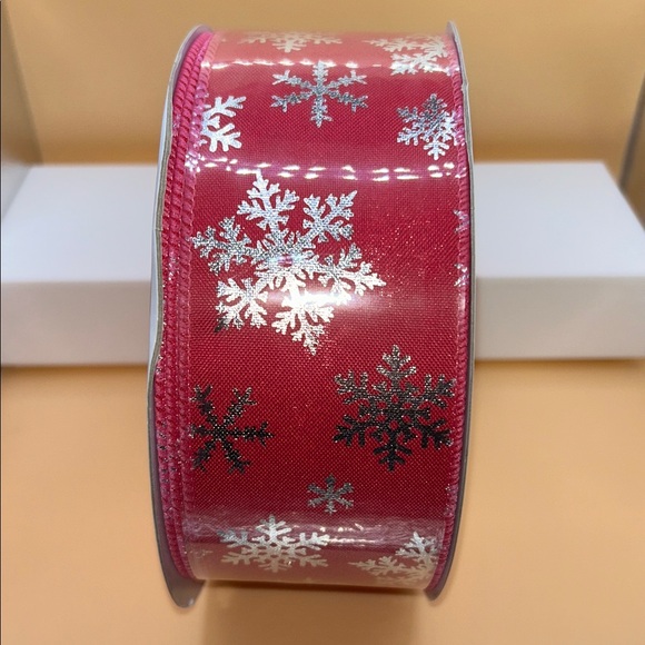 Large Snowflake Ribbon - Picture 1 of 5